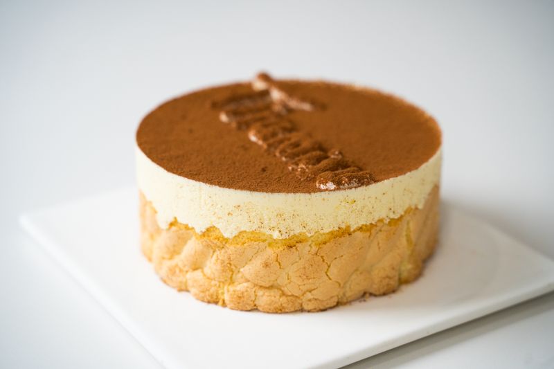 Tiramisu Italian dessert with mascarpone cream